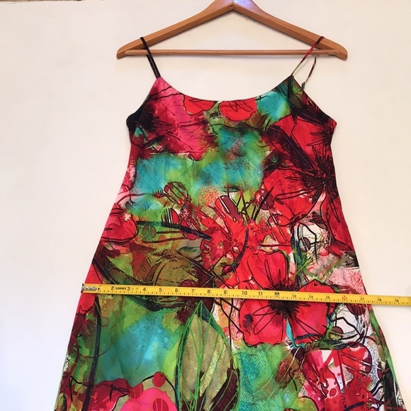 Natori Madame Ning Silky Charmeuse Floral Night Gown - Picture 6 of 9